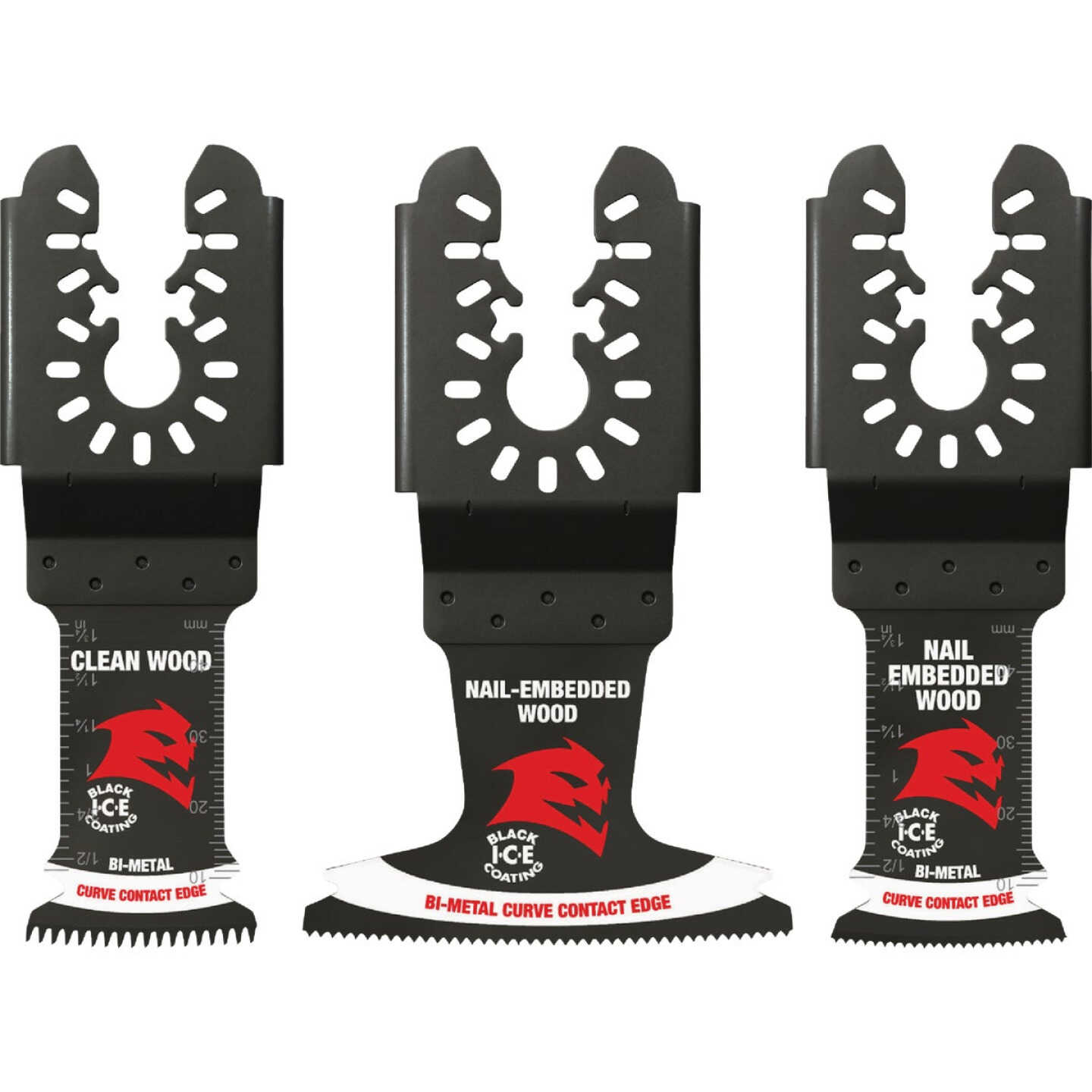 Diablo Demo Demon Universal Fit Bi-Metal Oscillating Blade Set (3-Piece) Image 1