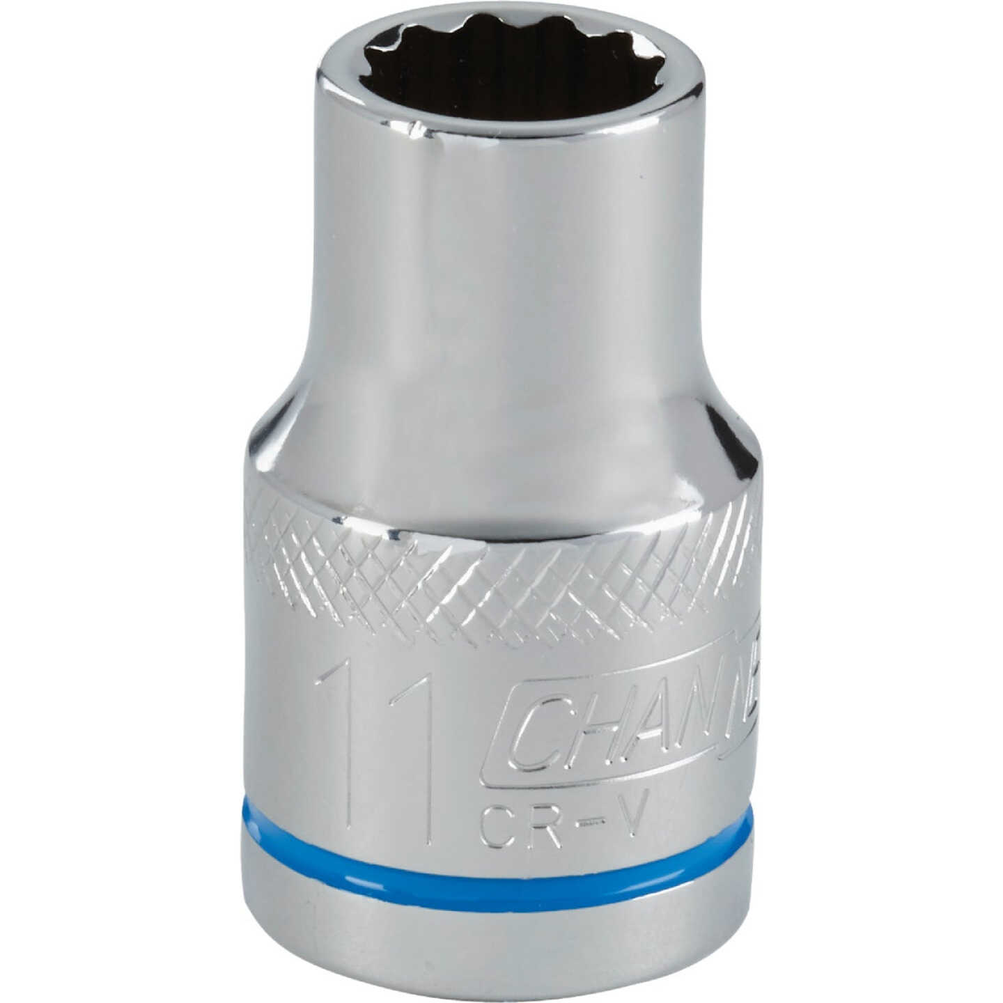 Channellock 1/2 In. Drive 11 mm 12-Point Shallow Metric Socket Image 1