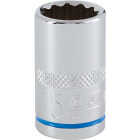 Channellock 1/2 In. Drive 15 mm 12-Point Shallow Metric Socket Image 1