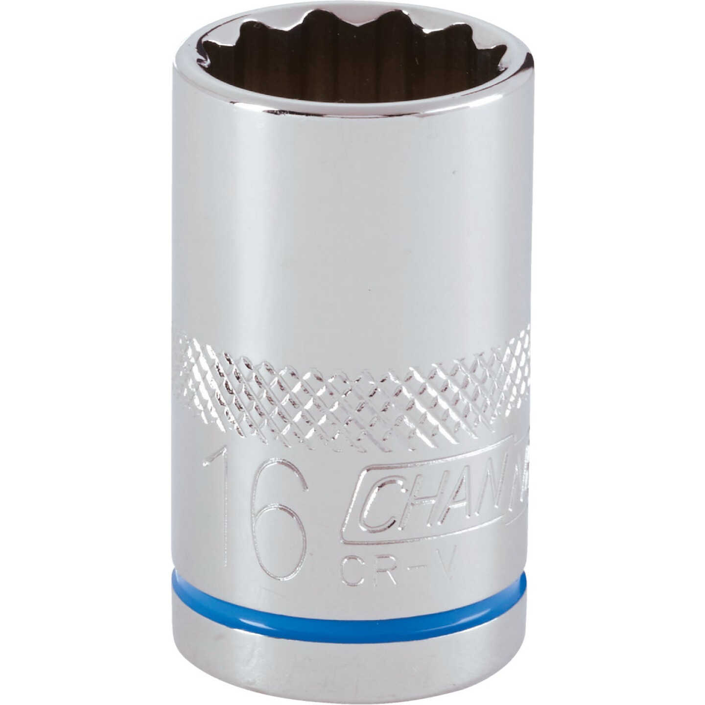 Channellock 1/2 In. Drive 16 mm 12-Point Shallow Metric Socket Image 1