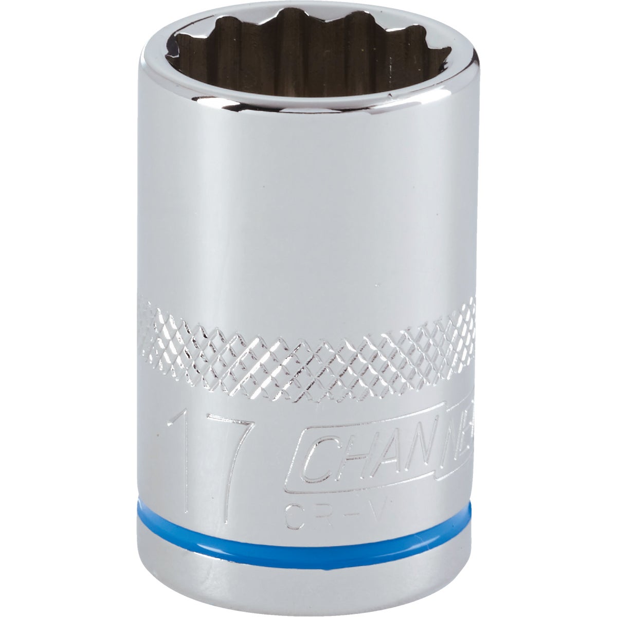 Channellock 1/2 In. Drive 17 mm 12-Point Shallow Metric Socket