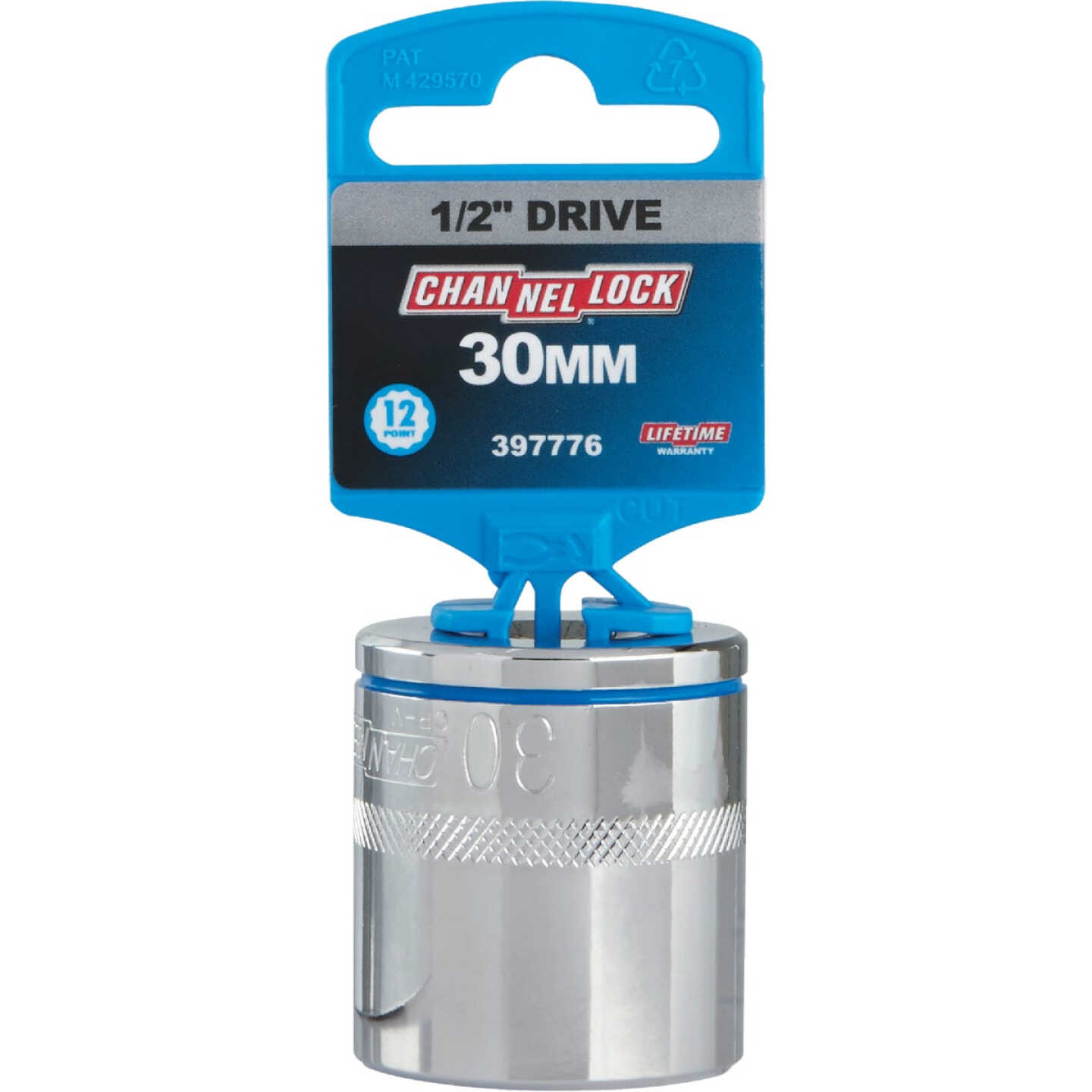 Channellock 1/2 In. Drive 30 mm 12-Point Shallow Metric Socket Image 2