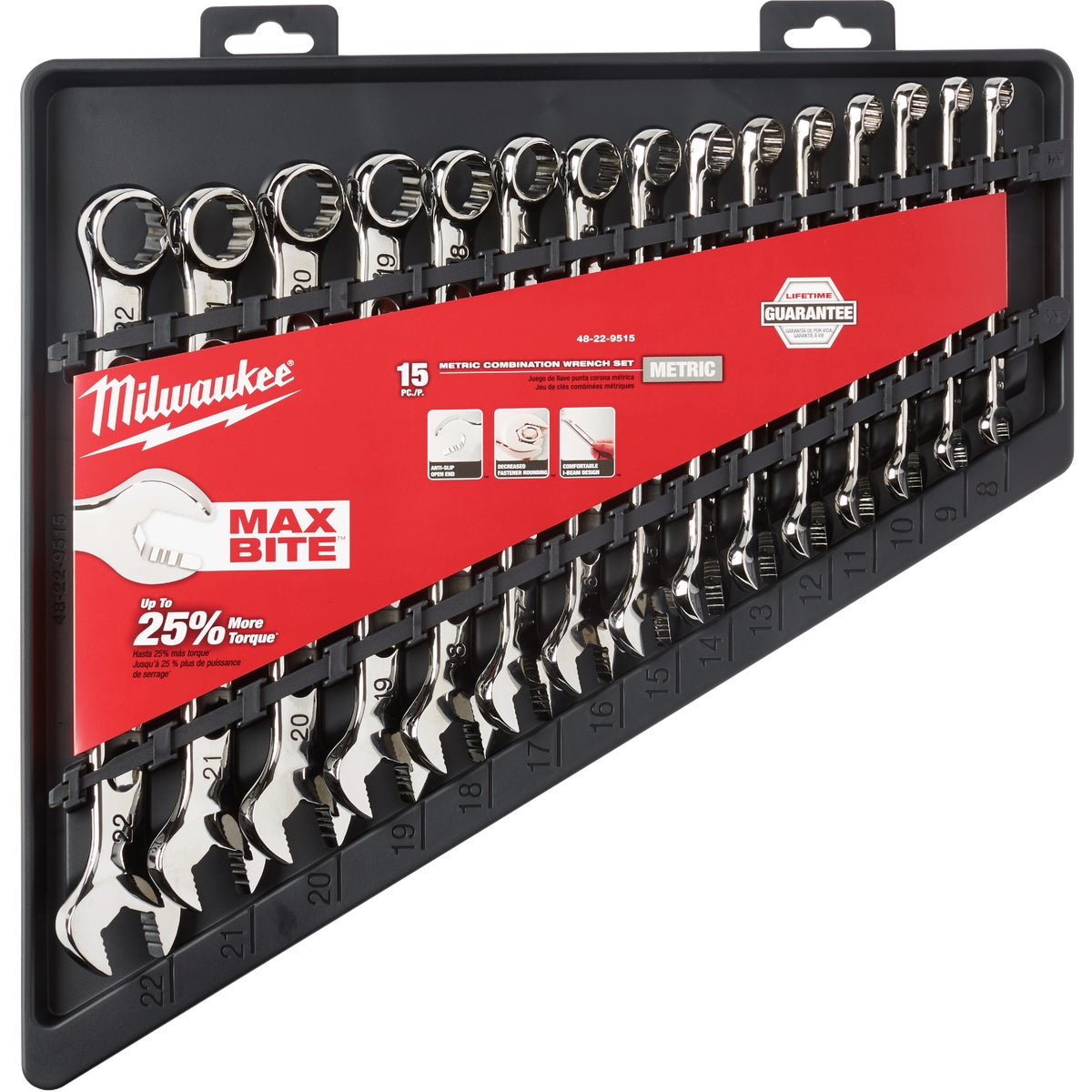 Milwaukee Metric 12-Point Combination Wrench Set (15-Piece) Image 10