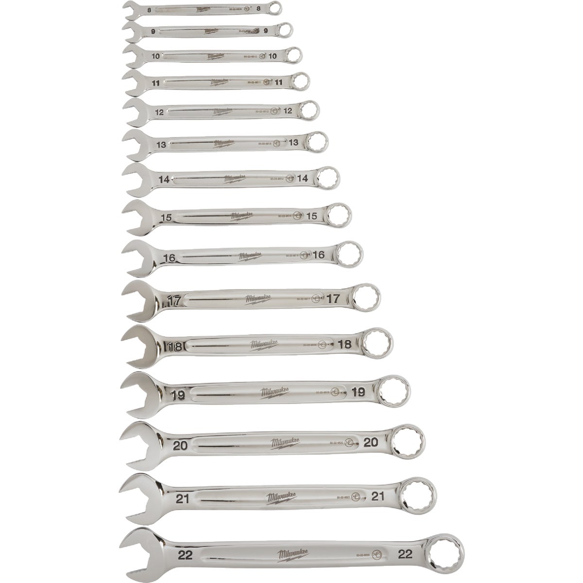 Milwaukee Metric 12-Point Combination Wrench Set (15-Piece) Image 11