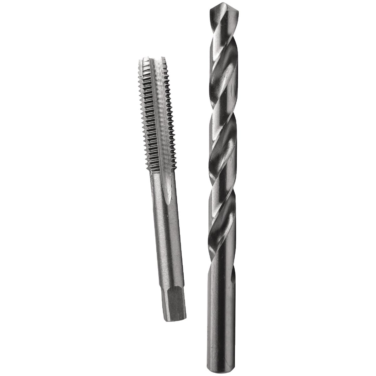 Century Drill & Tool 10 mm x 1.0 Metric Tap & S Letter Drill Bit Combo Pack Image 1