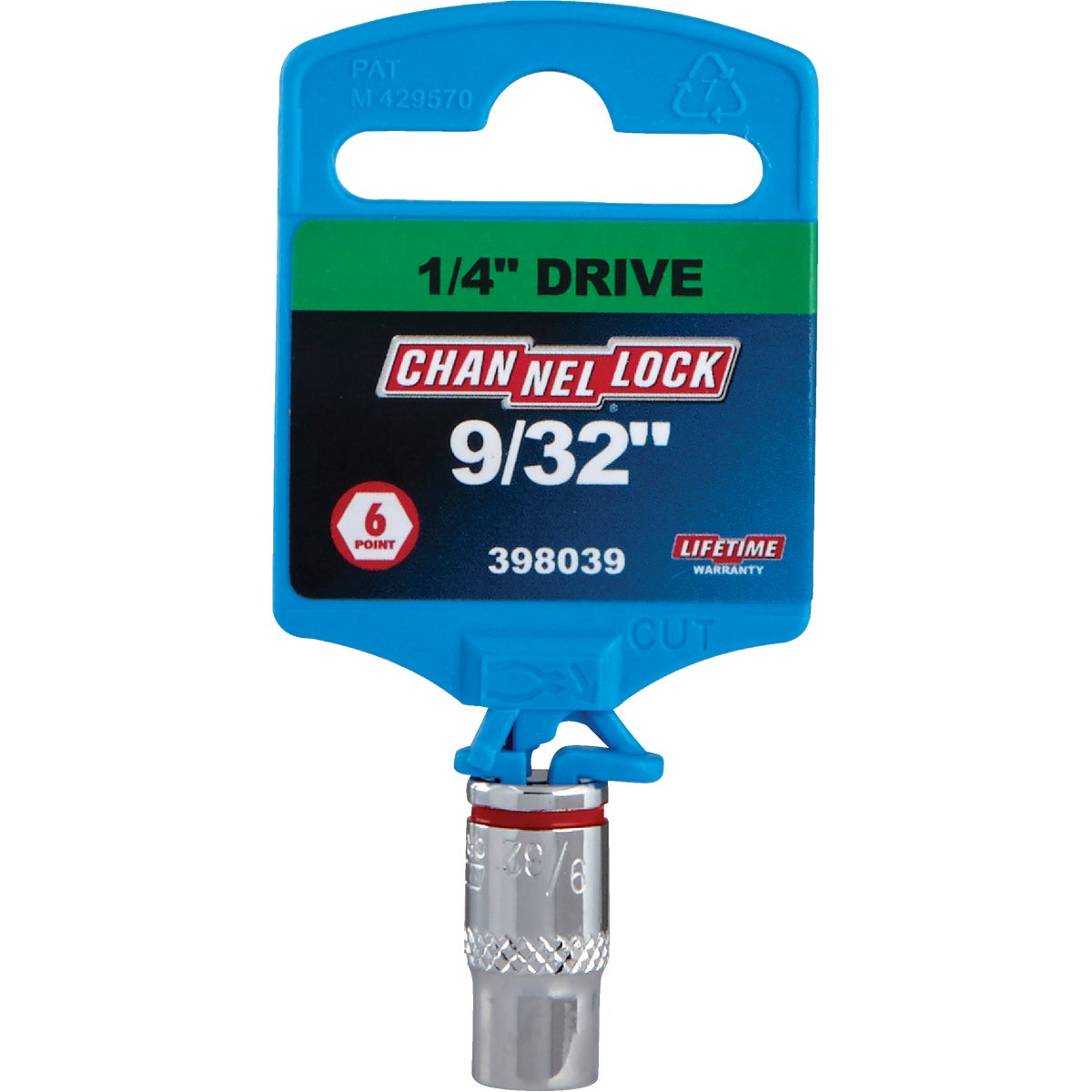 Channellock 1/4 In. Drive 9/32 In. 6-Point Shallow Standard Socket Image 2