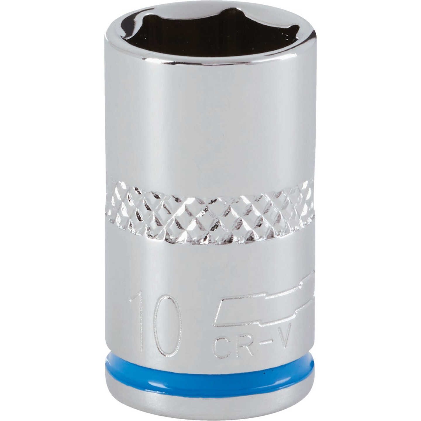 Channellock 1/4 In. Drive 10 mm 6-Point Shallow Metric Socket Image 1