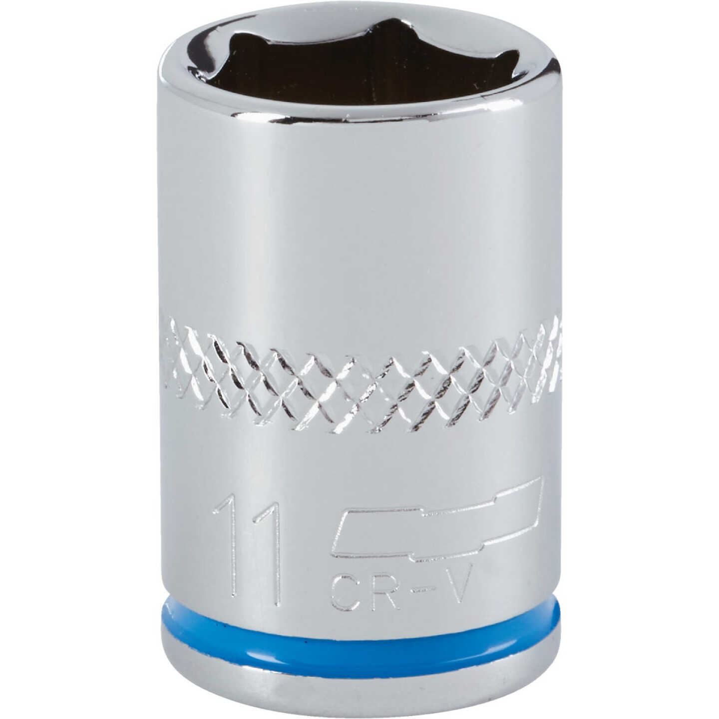 Channellock 1/4 In. Drive 11 mm 6-Point Shallow Metric Socket Image 1