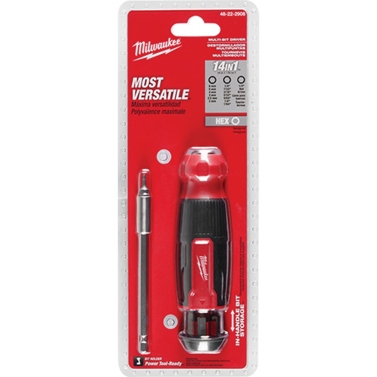Milwaukee 14-in-1 Hex Multi-Bit Screwdriver Image 6