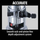 Makita 6.5-Amp 1.25 HP Variable Speed Compact Router Kit Image 2