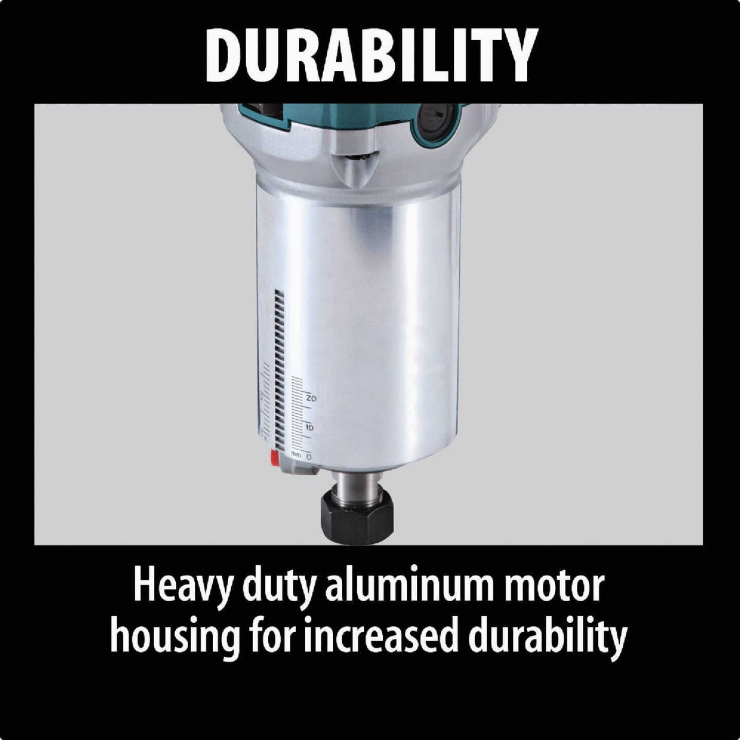 Makita 6.5-Amp 1.25 HP Variable Speed Compact Router Kit Image 4