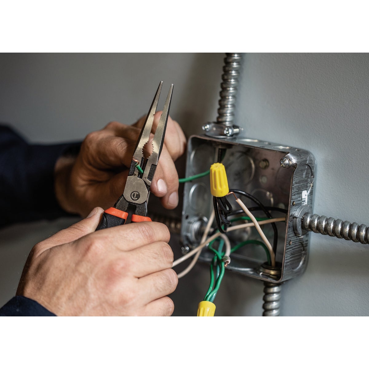 Crescent 8 In. Long Nose Pliers with Cushion Grip Image 2