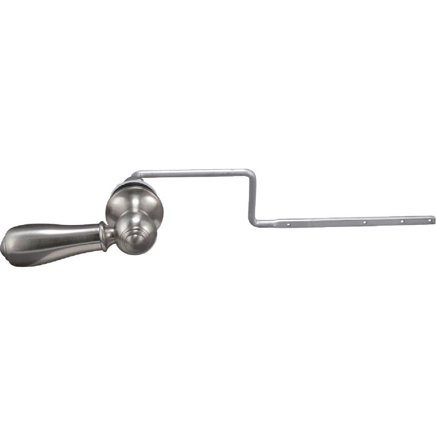Plumb Pak Universal Fit Brushed Nickel Tank Lever with Metal Bent Arm Image 1