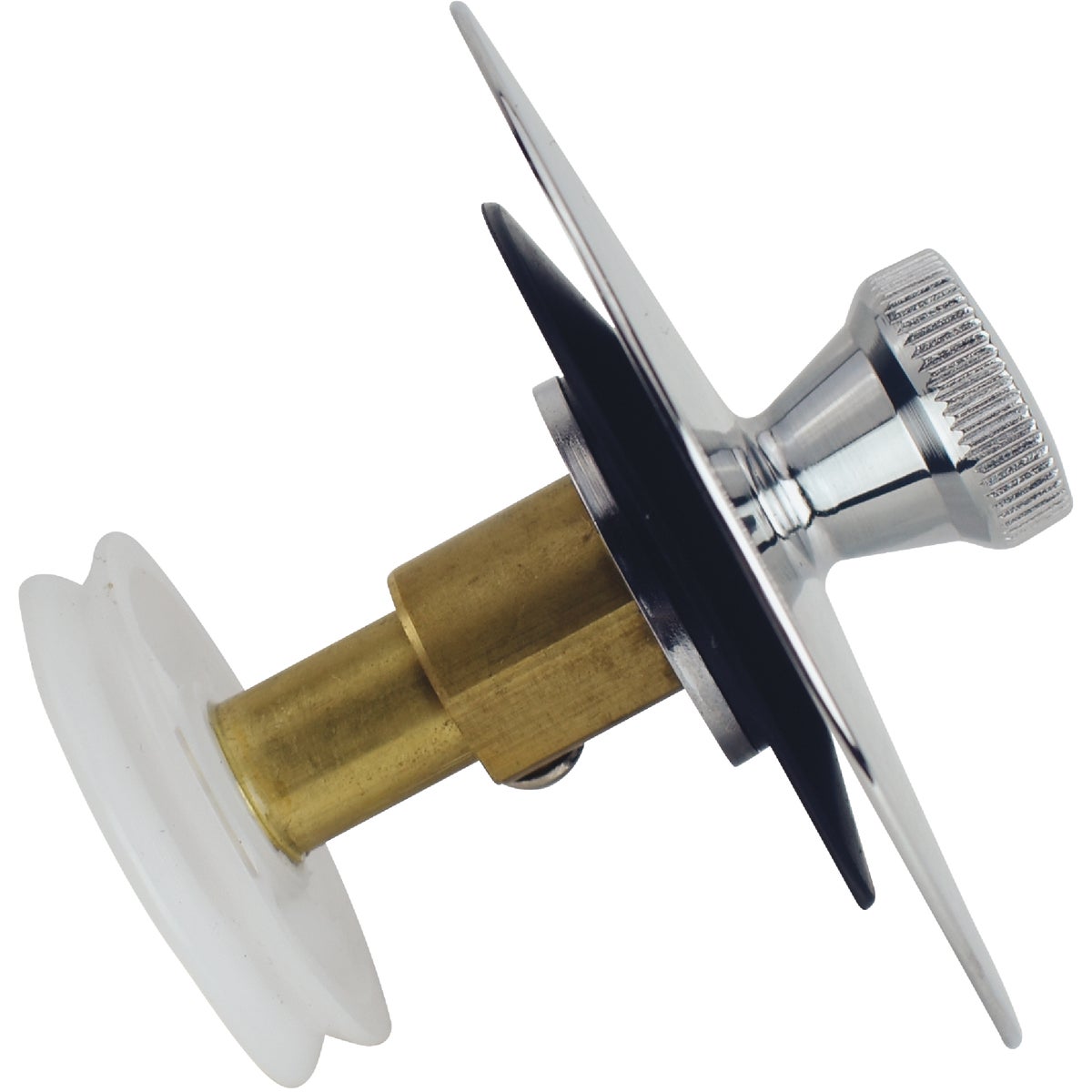 Keeney 5/16 In. or 3/8 In. Bathtub Drain Stopper with Polished Chrome Finish Image 6