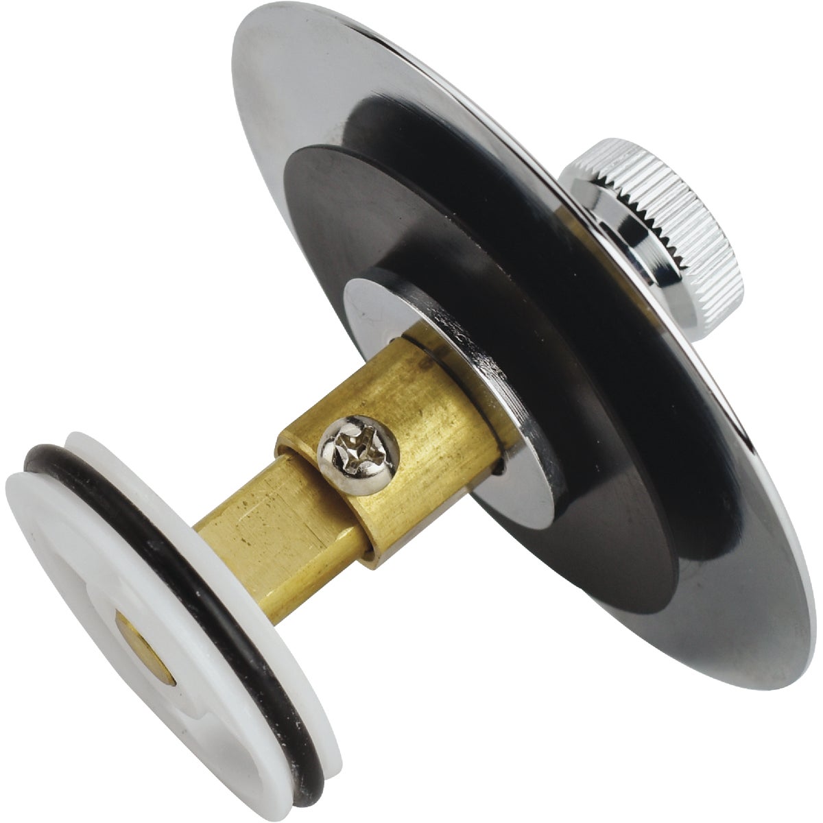 Keeney 5/16 In. or 3/8 In. Bathtub Drain Stopper with Polished Chrome Finish Image 5