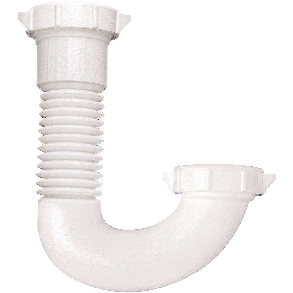 Do it Best 1-1/4 In. x 1-1/2 In. White Plastic J-Bend Image 3