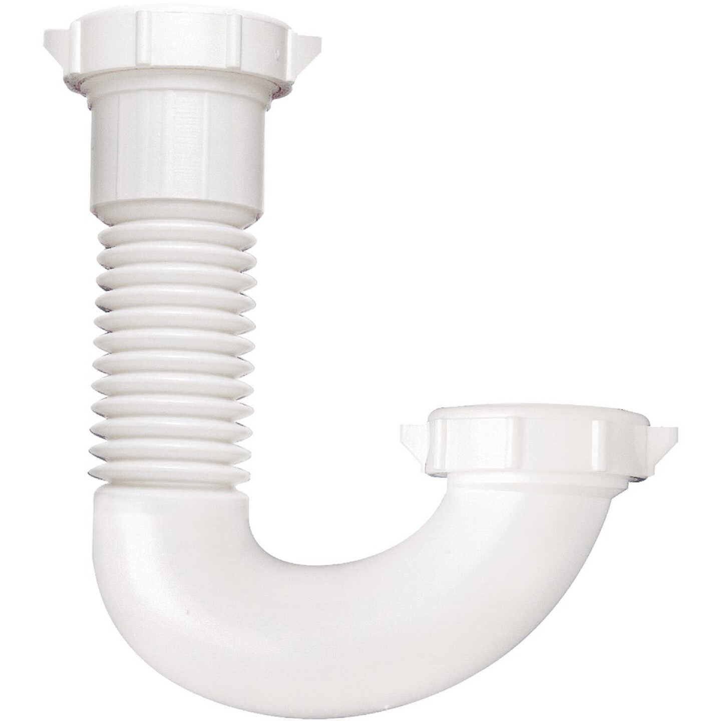 Do it Best 1-1/4 In. x 1-1/2 In. White Plastic J-Bend Image 3