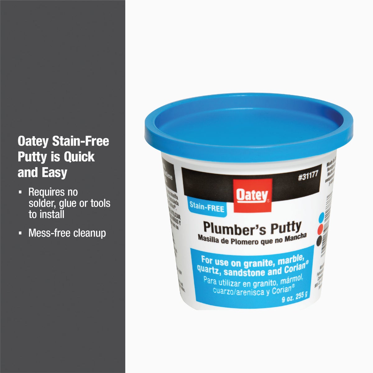 Oatey 9 Oz. Stain-Free Plumber's Putty Image 5