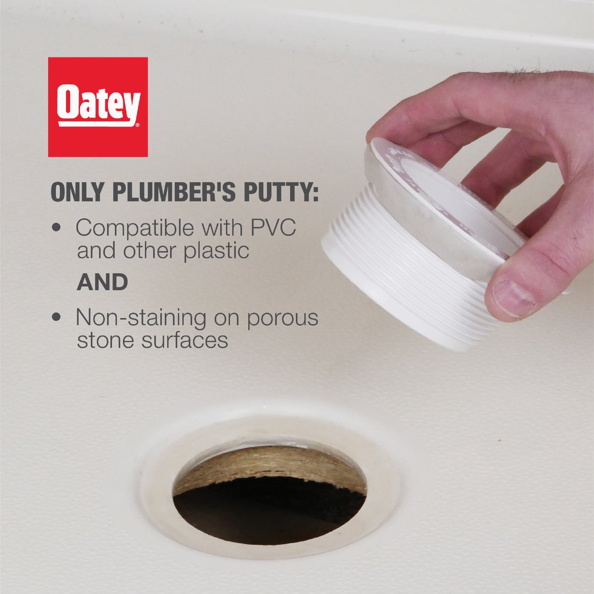 Oatey 9 Oz. Stain-Free Plumber's Putty Image 3