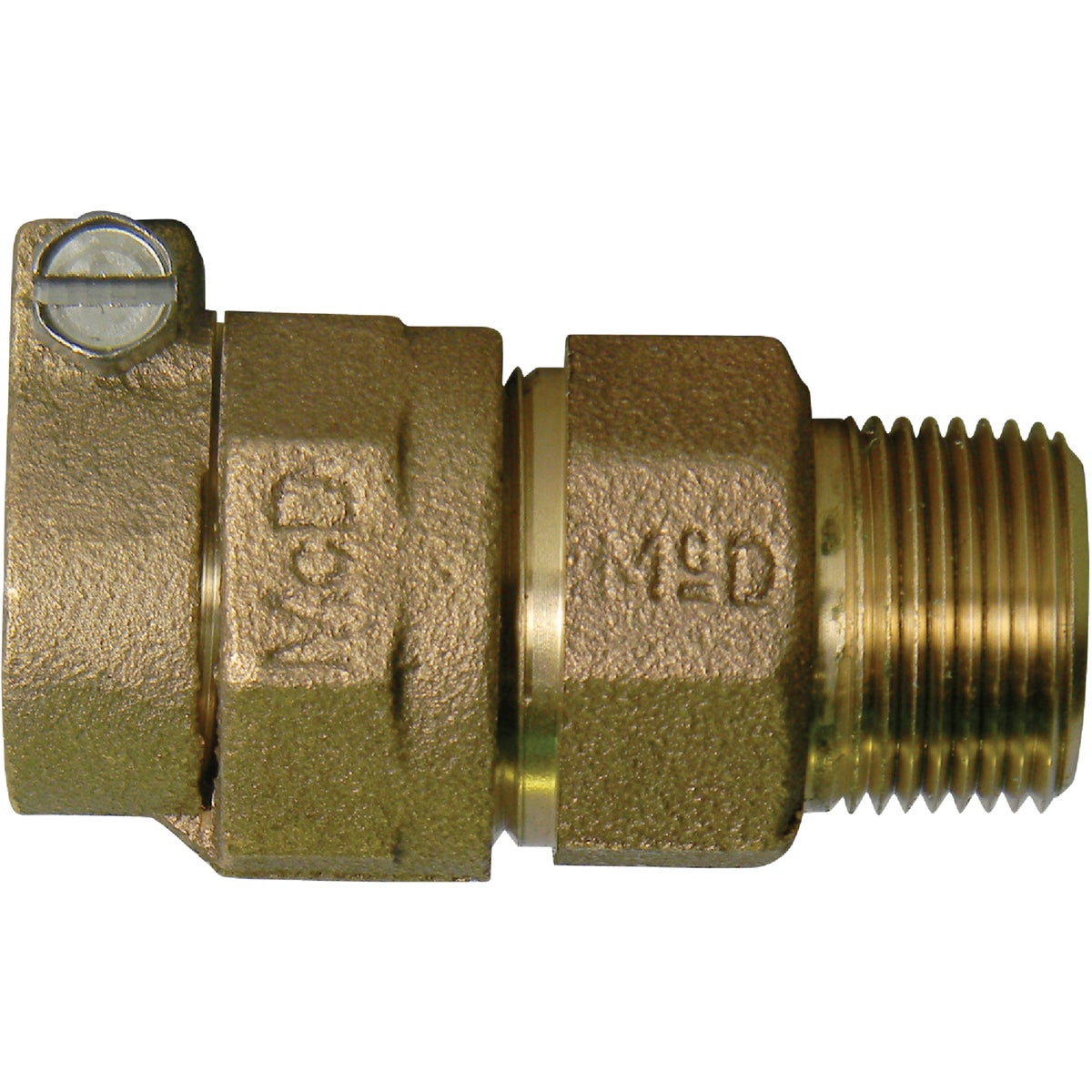 Anderson Metals 1 In. CTS X 1 In. MIPT Brass Low Lead Connector Image 1