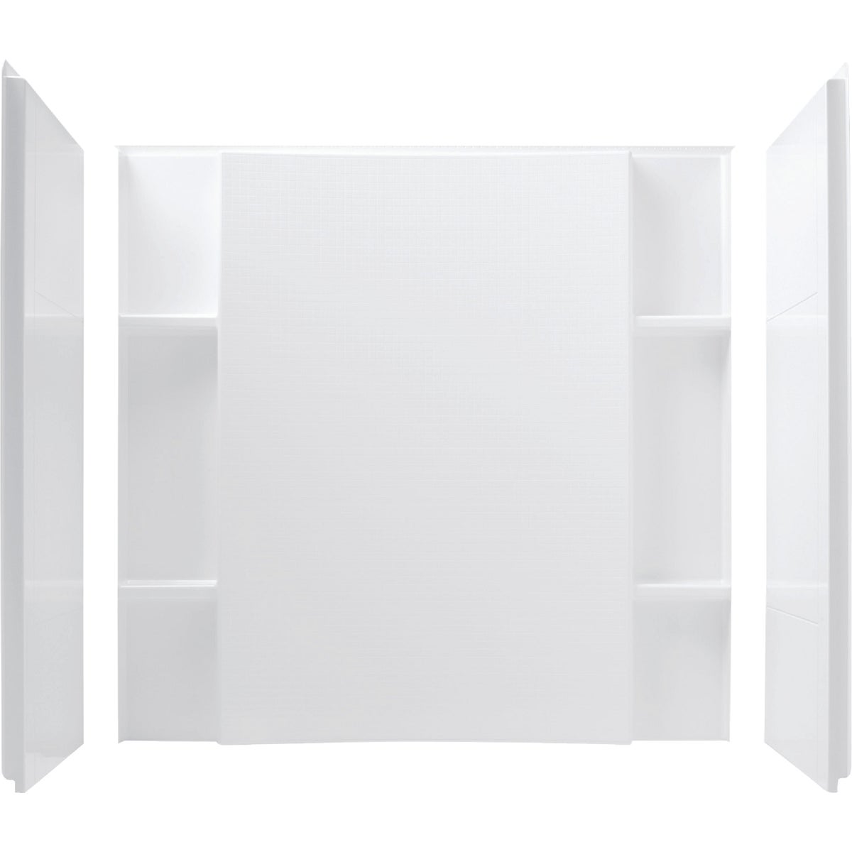Sterling Accor 60 In. x 74.5 In. x 36 In. Alcove Shower Wall Set in White (3-Piece) Image 2