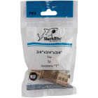 SharkBite 3/4 In. x 3/4 In. x 3/4 In. Barb Brass PEX Tee Image 2