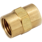 Anderson Metals 3/8 In. Yellow Brass Coupling Image 1