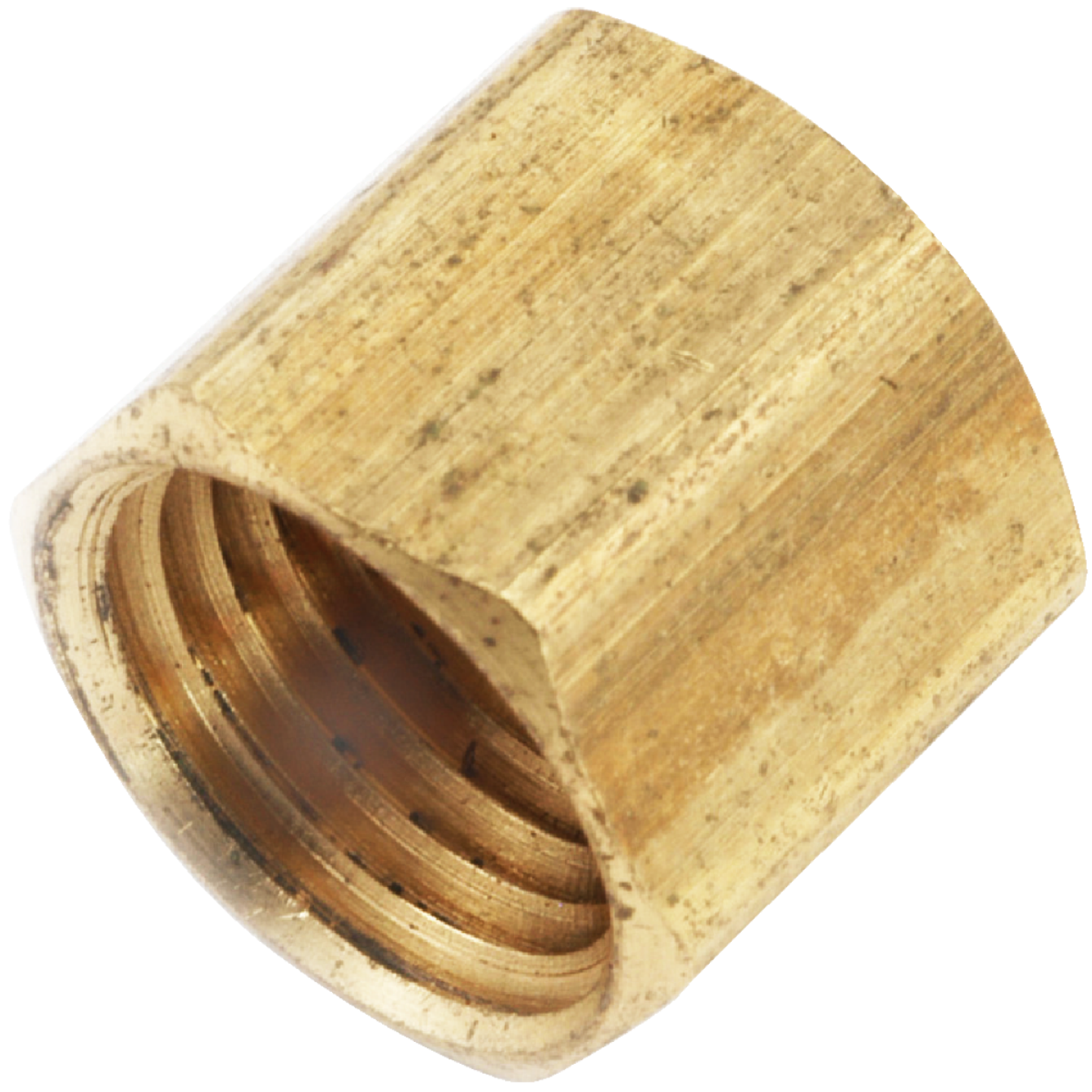 Anderson Metals 1/8 In. Yellow Brass Cap Image 1