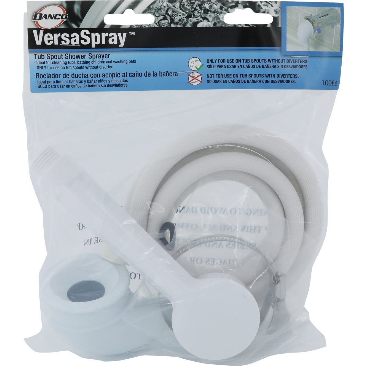 Danco VersaSpray Single Spray 2.2 GPM Handheld Shower Head Image 6