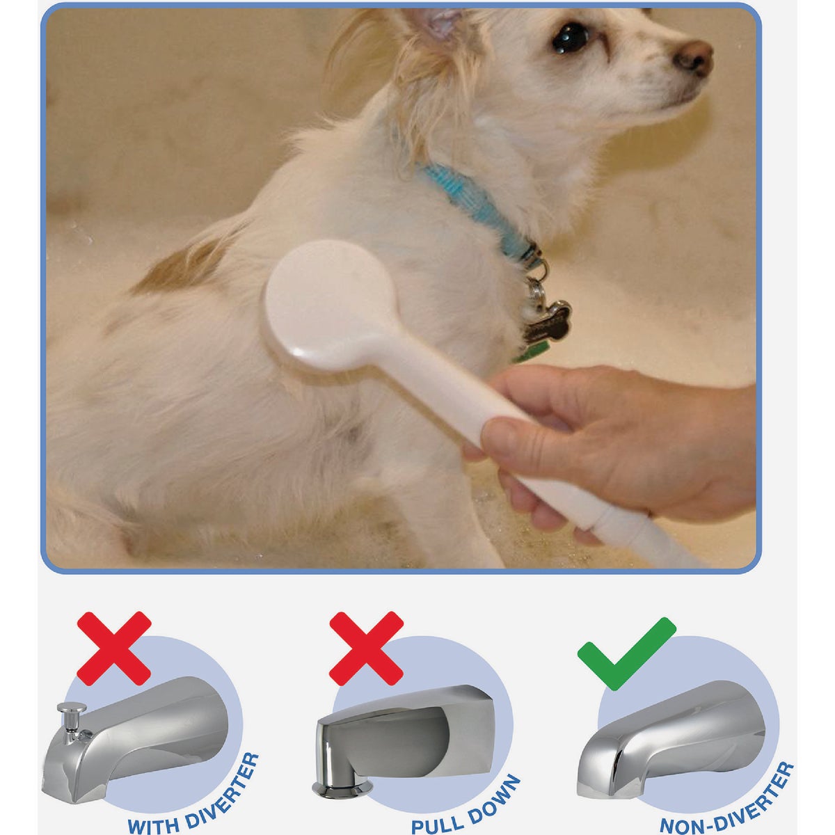 Danco VersaSpray Single Spray 2.2 GPM Handheld Shower Head Image 2