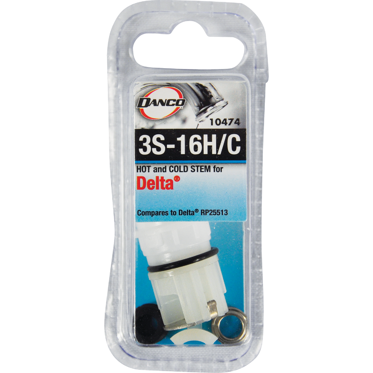 Danco Hot/Cold Water Faucet Stem for Delta 3S-16H/C With 2 Lever-Style Handles Image 2