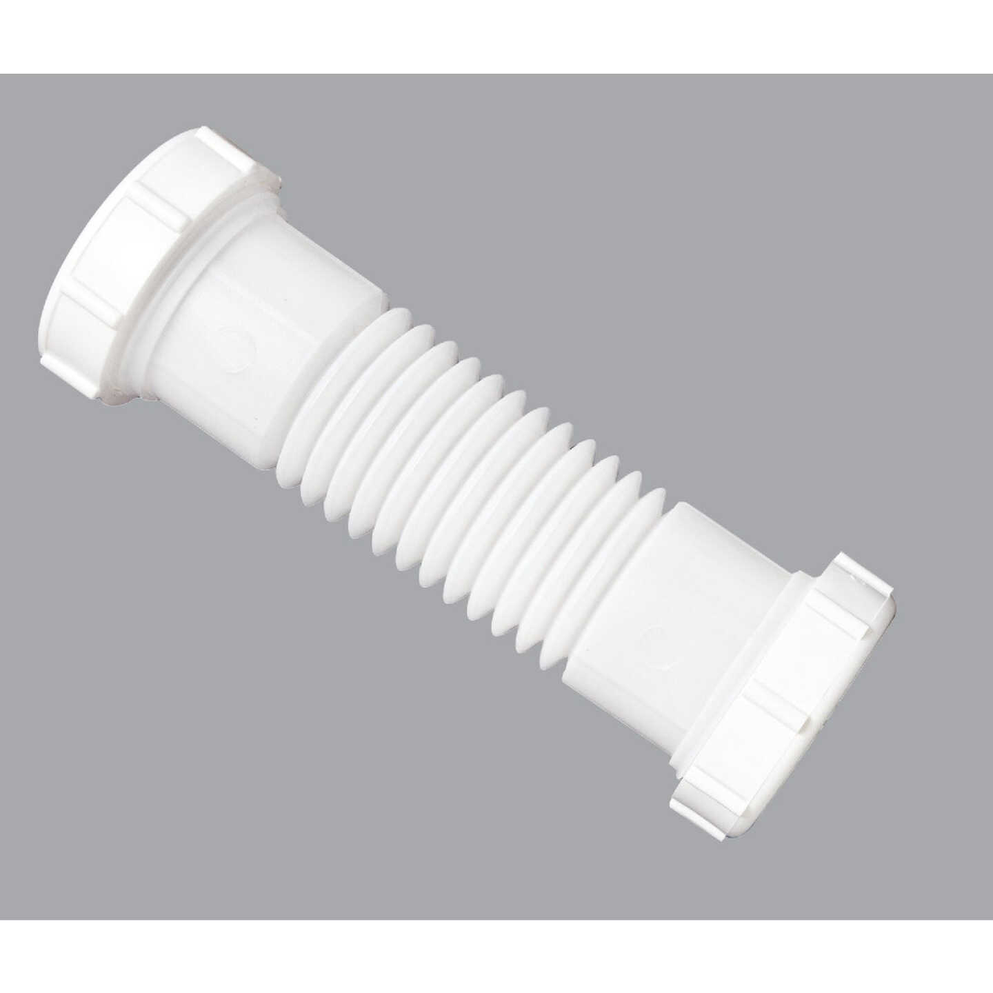 Do it Best 1-1/4 In. or 1-1/2 In. White Plastic Flexible Coupling and Elbow Image 1