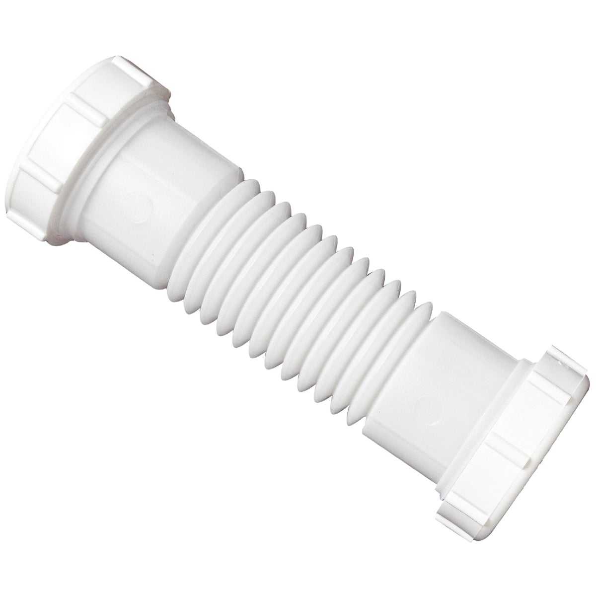 Do it Best 1-1/4 In. or 1-1/2 In. White Plastic Flexible Coupling and Elbow Image 3