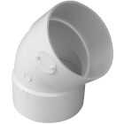 IPEX 3 In. SDR 35 45 Deg. PVC Sewer and Drain Elbow (1/8 Bend) Image 1