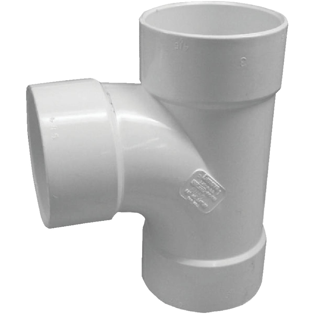 IPEX Sanitary Tee 3 In. PVC Sewer and Drain Tee Image 1