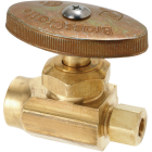 BrassCraft 1/2 In. Sweat x 3/8 In. OD Brass Straight Valve Image 1