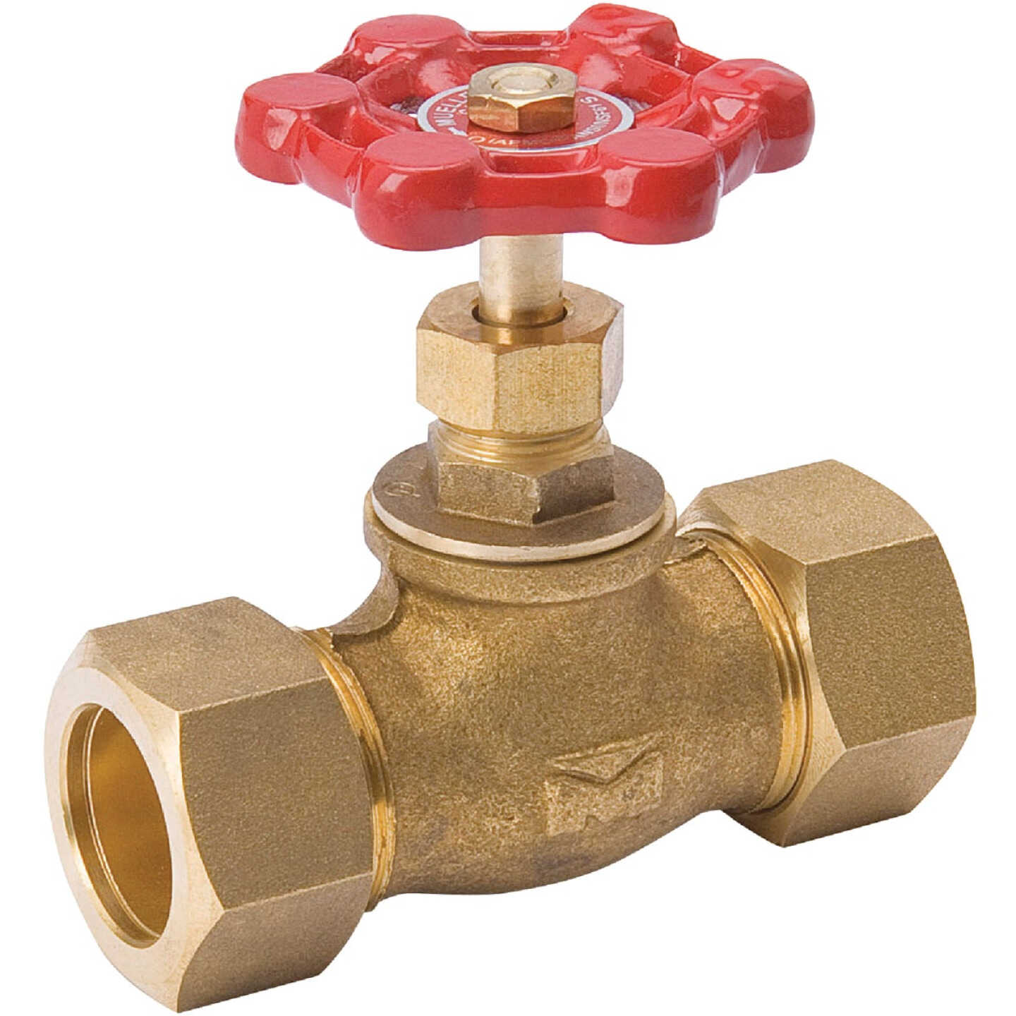 ProLine 3/4 In. COMP x 3/4 In. COMP Brass Multi-Turn Stop Valve Image 1