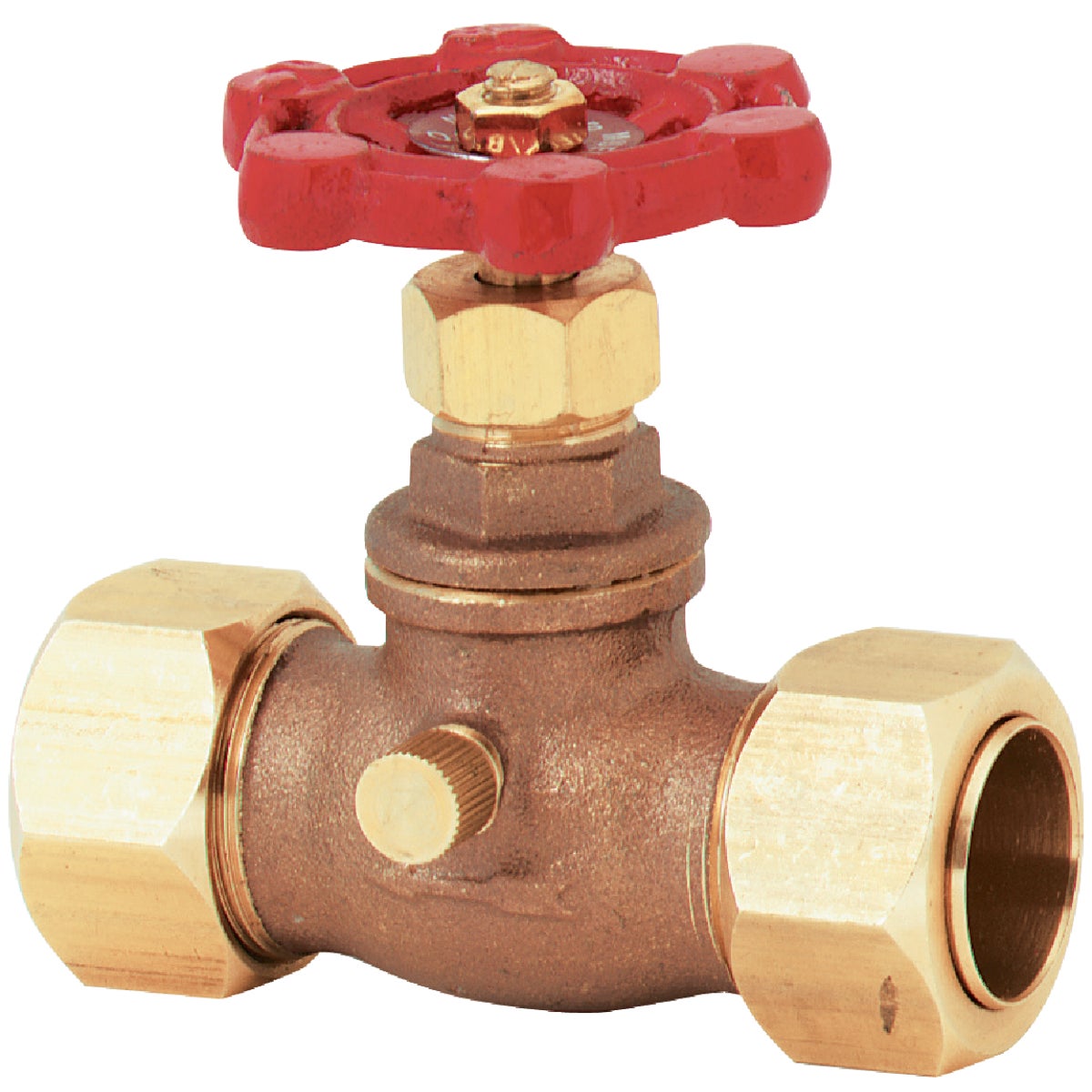ProLine 3/4 In. COMP x 3/4 In. COMP Brass Stop and Waste Valve Image 1