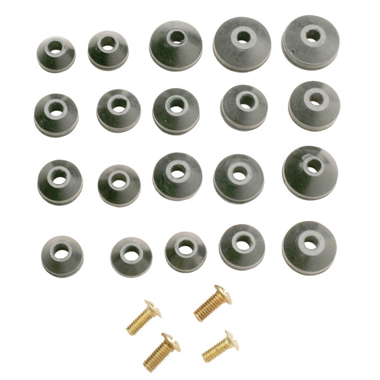 Do it Best Assorted Black Beveled Faucet Washer (24 Ct.) Image 1