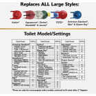 Korky 3 In. Premium Rubber Adjustable Flapper Image 6