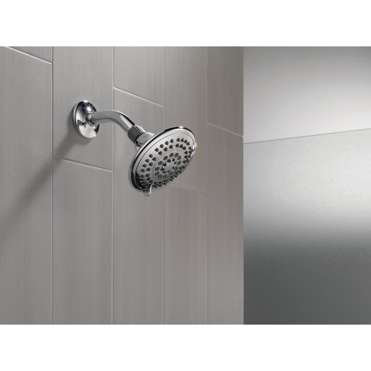 Delta 5-Spray 1.8 GPM Fixed Shower Head, Chrome Image 2