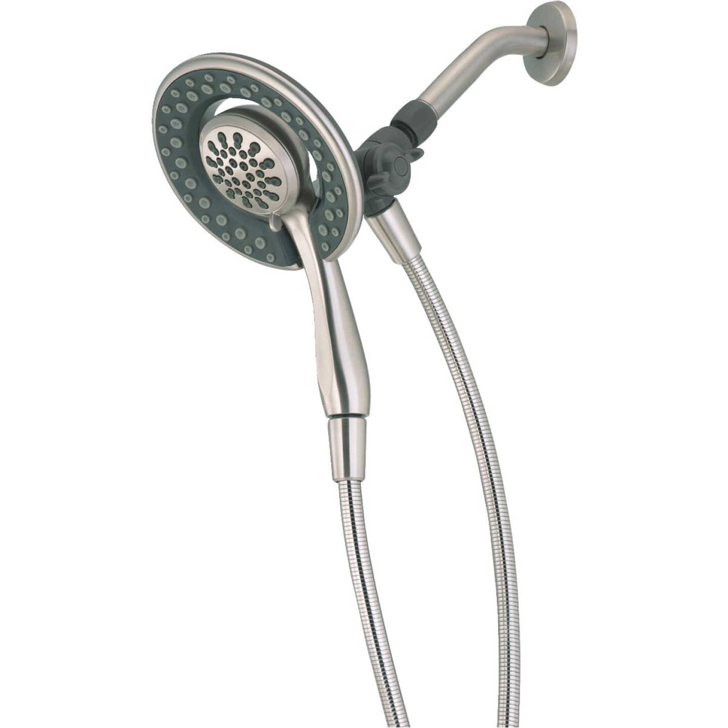 Delta 4-Spray 2.5 GPM Satin Nickel Combo Hand-Held Shower & Showerhead Image 1