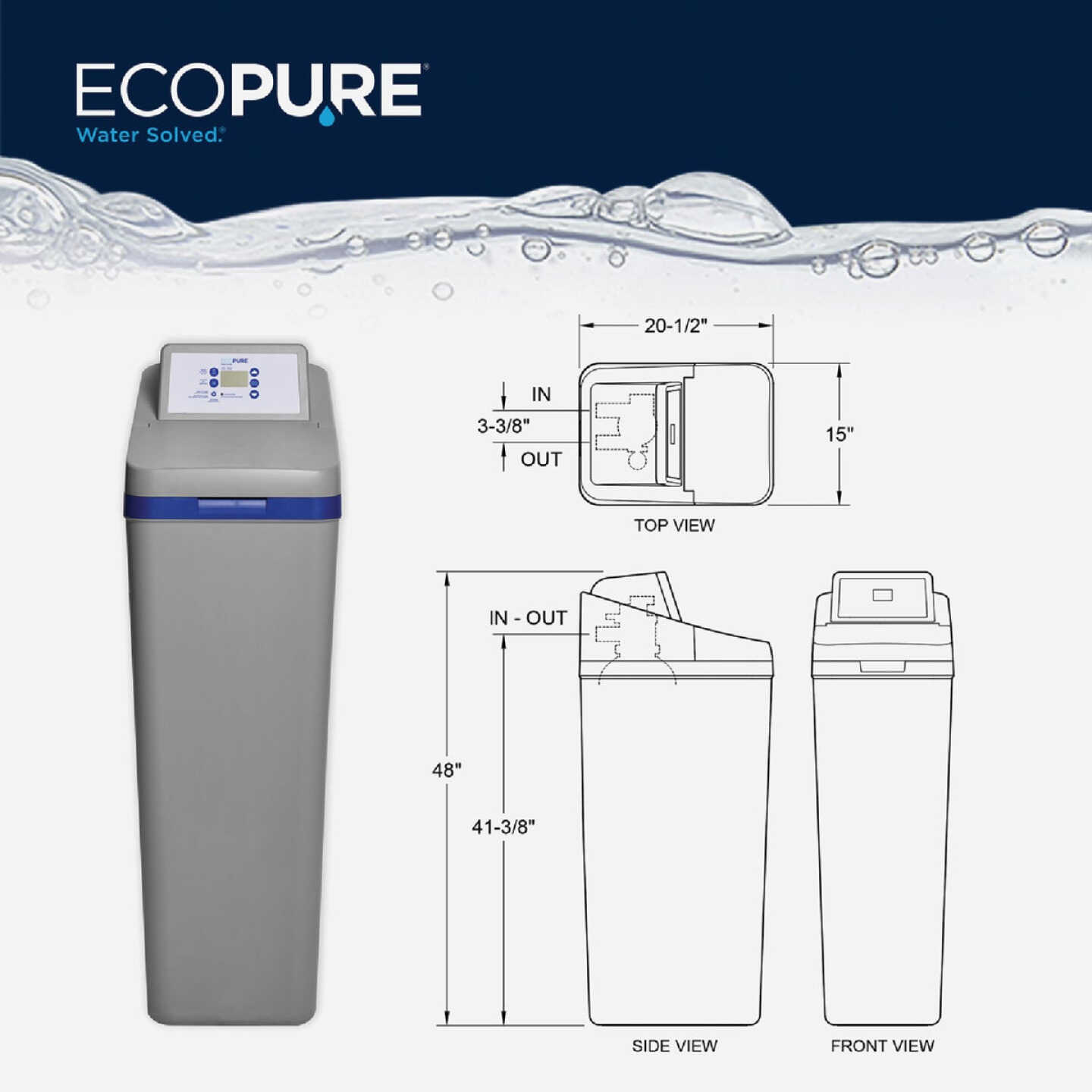 EcoPure 42,000 Grain Water Softener Image 2