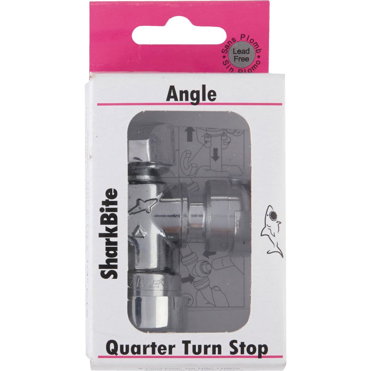 SharkBite 1/2 In. SB x 1/4 In. OD Quick Connect Angle Valve Image 2