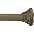 Moen 44 In. To 72 In. Straight Adjustable Tension Shower Rod, Oil Rubbed Bronze Image 1