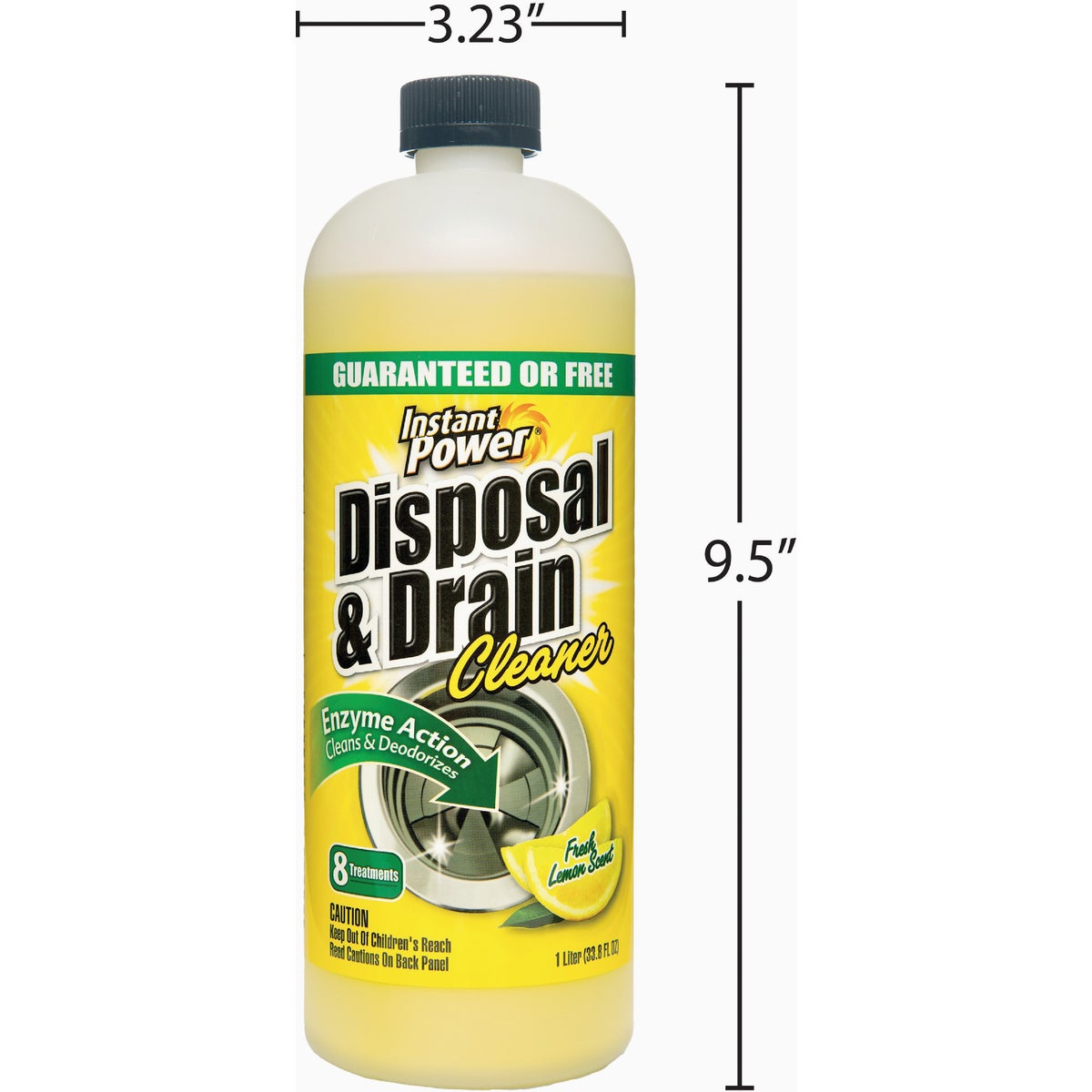 Instant Power 33.8 Oz. Instant Power Lemon Scent Disposer and Liquid Drain Cleaner Image 5