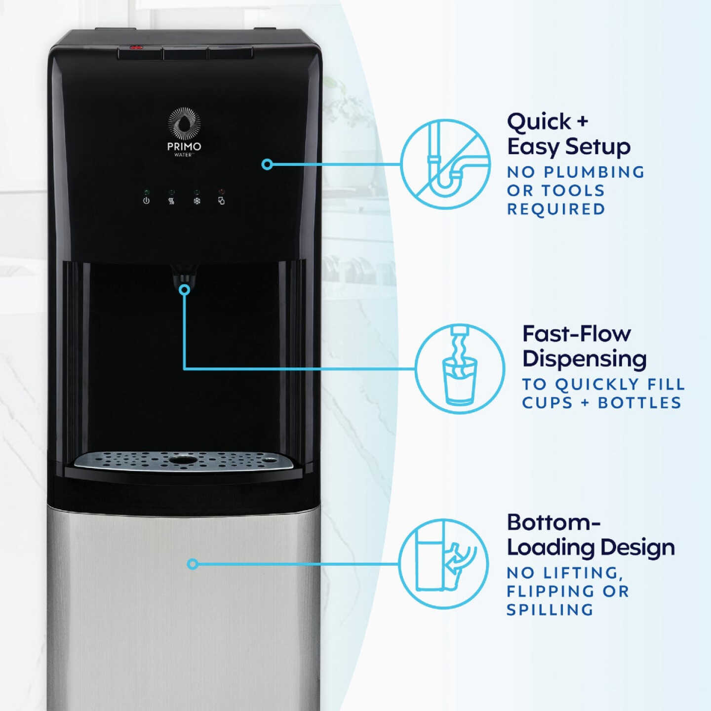 Primo Water Bottom Loading Pro 3 Temp Water Dispenser Image 3