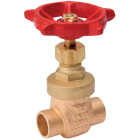 ProLine 1/2 In. SWT x 1/2 In. SWT Bronze Solder Gate Valve Image 1