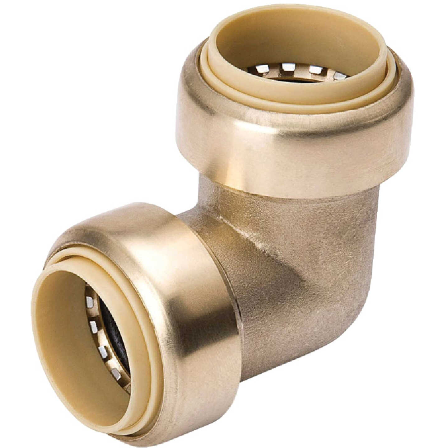 ProLine 1 In. PF Brass Push Fit 90 Elbow Image 1