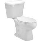 Mansfield Pro-Fit 2-128 White Elongated Bowl 1.28 GPF Complete Toilet Image 2